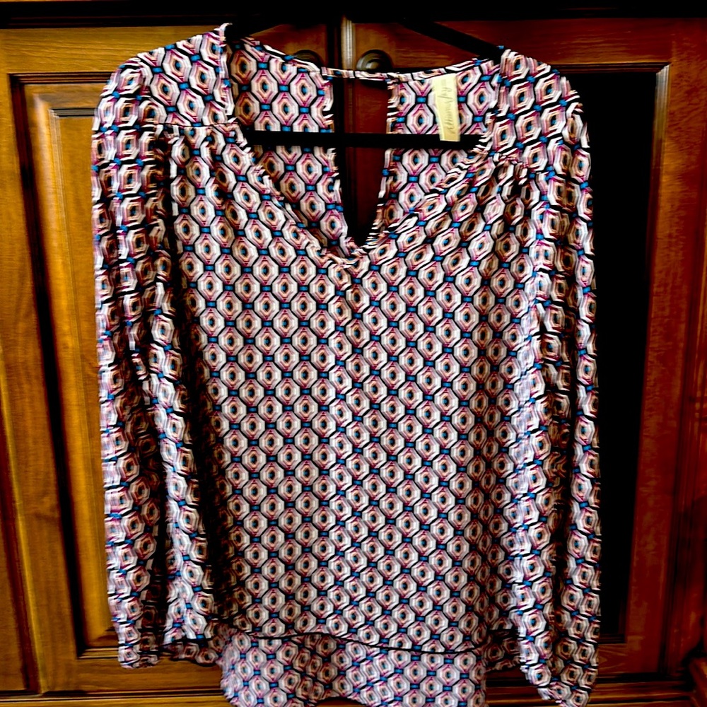Evereve ALLISON JOY-Womens long sleeve blouse Medium